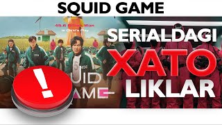 Squid Game Mistakes  Kalmar oyini serialidagi xatoliklar [upl. by Eisle980]