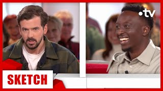 Ahmed Sylla mort de rire devant le sketch de Marc Antoine Le Bret Vivement Dimanche 14 janvier 2024 [upl. by Woo]