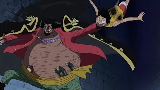 Luffy vs Blackbeard in Impel Down  ONE PIECE [upl. by Higley]