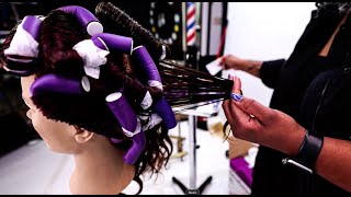 How To Perm Long Hair [upl. by Akemal]