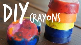 How to Make Crayons From Recycled Crayons [upl. by Etti]