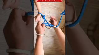 Easy Rope Escape Techniquequot this rope technique save your life shortvideo youtubeshorts shorts [upl. by Ailes]