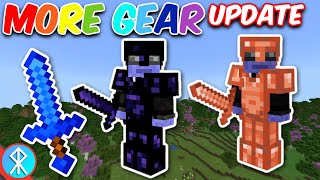 MORE GEAR Addon 117 Update BedrockMCPEXbox Minecraft [upl. by Aittam451]