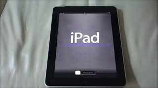 How to Reset iPad 1 to Factory Settings  Original Settings [upl. by Ennairrac]