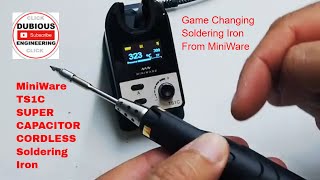 DuBEnG SUPER CAPACITOR Soldering Iron  MINIWARE  USBC PD Power Bluetooth Connectivity AMAZING [upl. by Eiramaliehs]