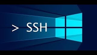 Install openSSH server on Windows 10 [upl. by Ttelracs]