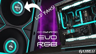 O11 EVO RGB with LCD Fans  14900K high end build [upl. by Olwen647]