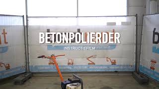 Instructiefilm Betonpolierder [upl. by Aiclef]