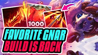 MY FAVORITE GNAR BUILD OF ALL TIME IS BACK IN SEASON 14 Season 14 Gnar Gameplay League of Legends [upl. by Ecirtal]