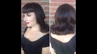 Vintage Pageboy Hair Styling Tutorial [upl. by Talich]