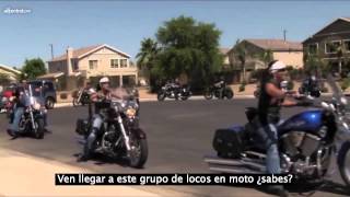 Club de motociclistas protegen a niños que han sido abusados [upl. by Atteloiv]