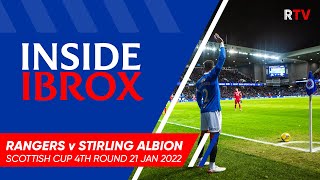 TRAILER  Inside Ibrox  Rangers v Stirling Albion 21 Jan 2022 [upl. by Ennaillek]