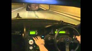 Nissan Skyline 1200hp 328kmh  Tunnel [upl. by Derwood]