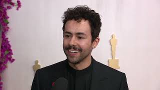 Ramy Youssef star in quotPoor Thingsquot interview on Oscars red carpet [upl. by Uhayile]