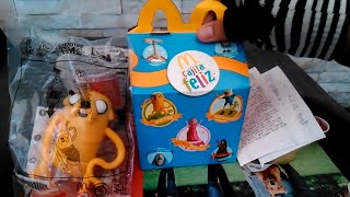 Cajita Feliz McDonald´s Adventure Time Review AbrilMayoJunio 2015 [upl. by Bently]