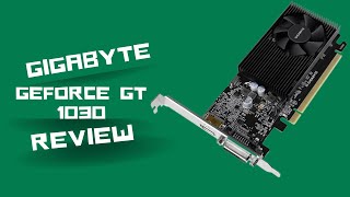 Gigabyte GVN1030D42GL GeForce GT 1030 Low Profile D4 2G Computer Graphics Card Review [upl. by Irahk]