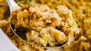 How To Make Southern Style CORNBREAD DRESSING in 2024  Cornbread Dressing Recipe [upl. by Erbes]