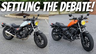 Honda Rebel 300 vs 500 Which One Should You Get [upl. by Sidonie]