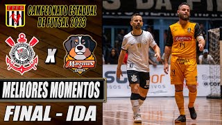 Corinthians X Magnus  FINAL  1º Jogo  Campeonato Estadual de Futsal 2023 08122023 [upl. by Orazal]