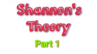 Module 2 Shannons Theory  Introduction  Computational Provable and Unconditional Securities [upl. by Celestyna]