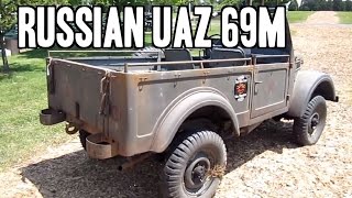 1961 GAZ 69M UAZ69 LIGHT TRUCK OF THE SOVIET ARMY [upl. by Alexander]