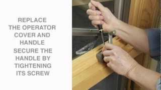 Replace a Split Arm Casement Operator  Andersen Windows [upl. by Arline]