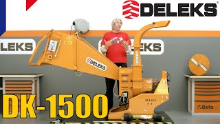 DELEKS DK1500 Broyeur de branches thermique  présentation par eddchina [upl. by Brandt]