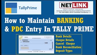 Bank Transaction  bank Reconciliation  Banking Features in Tally [upl. by Volnay60]