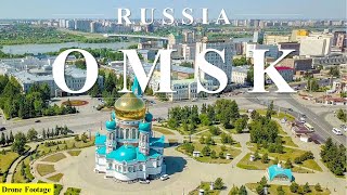 Russia Omsk by Drone Footage [upl. by Merrielle223]