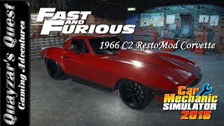 CMS 2018 Fast amp Furious  Lettys 1966 C2 RestoMod Corvette [upl. by Skye]