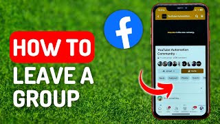 How to Leave a Group on Facebook  Full Guide [upl. by Anoiek]