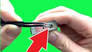 HOW TO USE DISPOSABLE LIGHTER FLINTS IN YOUR ZIPPO [upl. by Lutim]