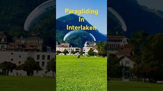 Paragliding in Interlaken Switzerland switzerland interlaken paragliding [upl. by Itirp893]