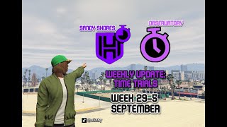 GTA 5 Online  Weekly Update  Time Trials 29  5 Sept [upl. by Meirrak891]