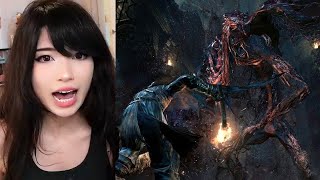 Emiru Plays Bloodborne 🩸 PART 4 Bloodstarved Beast [upl. by Greenwald659]