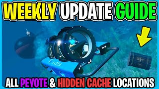 GTA Online Weekly Update GUIDE ALL Peyote Plant amp Hidden Cache Locations [upl. by Araccot]