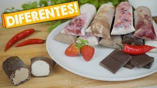 6 TIPOS DE GELADINHO GOURMET DIFERENTES  DINDIN GOURMET  Nandu Andrade [upl. by Aicemat]