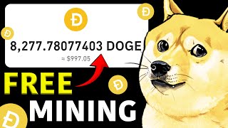 Free DOGECOIN Mining • No investment mining site 2024  Withdraw instantly • Earn crypto online [upl. by Ayik516]