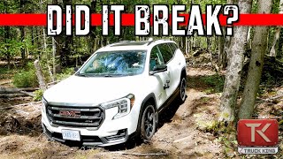 Can the GMC Terrain AT4 Handle a Simple OffRoad Trail [upl. by Durwin]