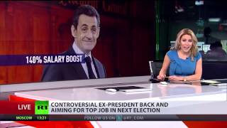 Sarkozy se fait humilié en direct par une TV étrangère  vidéo [upl. by Llehctim849]