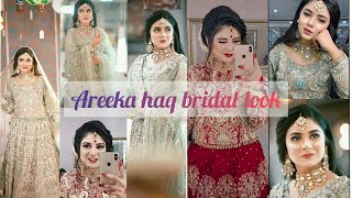 Areeka haq latest bridal looks Tiktok  Bridal photoshoot❤💕😊💓👌 [upl. by Ratna]