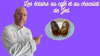 La recette des éclairs au café ou au chocolat facile et rapide à réaliser recette traditionnelle [upl. by Elyl]