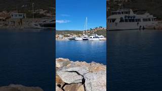 Hafen🛥⛵️⚓️ amp Strand🌴🐙🏄‍♂️ in Porto Ottiolu sardinien sardegna italia spiaggia vela mare fun [upl. by Francisco]