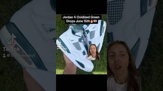 JORDAN 4 OXIDIZED GREEN SET FOR JUNE 15TH moved up👀🔥 sneakers upcomingsneakers [upl. by Aryahay487]