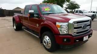 First All new 2015 Ford F450 Platinum Edition 4x4 Ruby Red [upl. by Ateekahs]