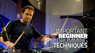 5 Beginner Drumming Techniques with Mike Michalkow [upl. by Elocel894]