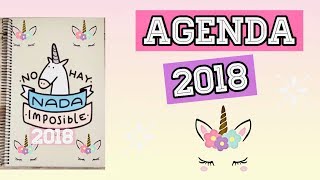 DIY AGENDA 2018 PARA IMPRIMIR GRATIS  YUDIT REYES [upl. by Ahseinar]