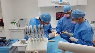 Voorbereiding voor het plaatsen van een implantaat Preparation for dental implant [upl. by Reizarf409]