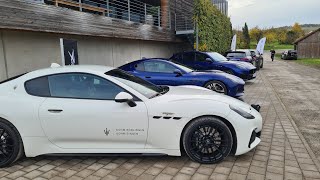 Maserati meets Falstaff Maserati Granturismo amp Ghibli V8 Trofeo Sound Highlights [upl. by Nodnal]