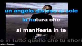 Eros Ramazzotti Un angelo disteso al sole Karaoke con cori [upl. by Gaelan]